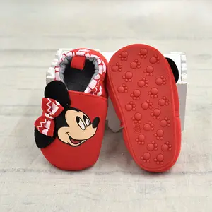 Sapatos infantis da minnie, meninas adoráveis, sapatos de bebê, recém-nascido, berço, sapatos boutique, atacado, tamanho infantil 12 13 14 fit, 1 ano