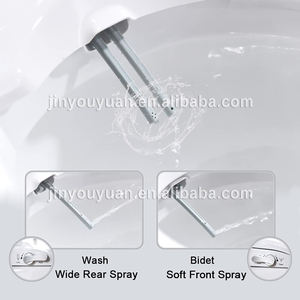 Cubierta de asiento de inodoro no eléctrico, pulverizador de bidé en forma de D <span class=keywords><strong>para</strong></span> lavado femenino, <span class=keywords><strong>tapa</strong></span> de inodoro - Product Image 4