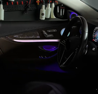 Amélioration de l'éclairage d'ambiance pour Mercedes-Benz Classe E W213 2016-2023 Éclairage LED intérieur automobile de haute qualité 64 couleurs