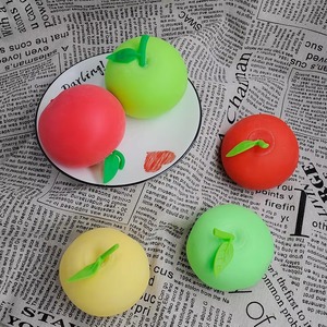 Nuevo Juguete Antiestrés de Goma Suave TPR con Forma de Fruta Creativa de Apple, Simulación Musical, Bola de Harina, Comercio Exterior de Zhejiang - Product Image 4
