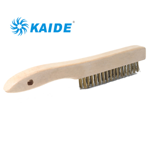 Brosses en fil <span class=keywords><strong>de</strong></span> cuivre et <span class=keywords><strong>de</strong></span> <span class=keywords><strong>laiton</strong></span> les plus populaires avec manche en bois pour l'industrie, certifiées ISO - Product Image 1