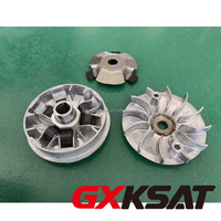 GXKSAT Pièces détachées pour motos Ensemble moteur Embrayage avec rouleau de ventilateur de face pour Sym Jet 200 M92 Drive Face Assy