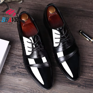 Nuevos Zapatos Formales de Negocios para Hombre con Cordones de PU, Estilo Coreano, Talla Grande, Punta Puntiaguda, Casuales, Transpirables, Duraderos, con Entresuela de EVA/PVC - Product Image 4
