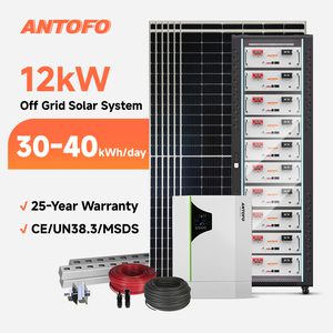 ชุดโซลาร์เซลล์แบบครบชุด 12 กิโลวัตต์ ระบบออฟกริด พร้อมปลั๊กเสียบ สำหรับเก็บพลังงานแสงอาทิตย์ในบ้าน สำหรับระบบพลังงานแสงอาทิตย์ภายในบ้าน - Product Image 2