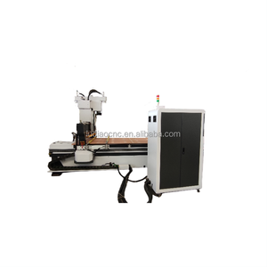 1325 CNC Router 4-trục thẳng hàng công cụ Changer + ROTARY trục chế biến gỗ Bảng điều chỉnh đồ nội thất máy cắt - Product Image 1