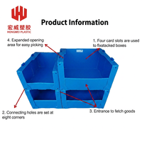 Bacs de stockage à ouverture frontale en plastique ondulé Corflute Coroplast PP, empilables, pour vêtements et tri de commandes