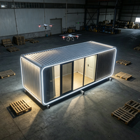 Kit de maisonnette Apple Cabin personnalisée avec option d'énergie solaire, design écoénergétique et intérieur complet pour les lodges en pleine nature