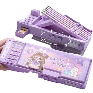 Princess Style Pencil Case Cartoon große Kapazität Writing Case Multifunktion scode Lock Pencil Case