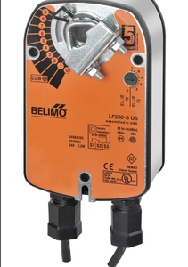 LF230-S Fail-Safe 4 Nm AC 100...240 V Ouverture/fermeture 75 S 1x SPDT IP54 Matériel en acier pour diverses applications - Product Image 2