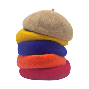 Sombrero de boina de punto octogonal con carácter de invierno personalizado, <span class=keywords><strong>gorra</strong></span> de pintor ligera Retro coreana para deportes de playa informales - Product Image 5