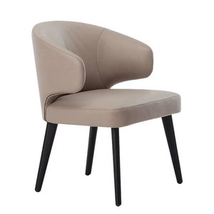 Chaise de salle <span class=keywords><strong>à</strong></span> manger de design italien de haute qualité, chaise élégante et moderne avec pieds en métal pour villa, <span class=keywords><strong>appartement</strong></span> CJ-287E - Product Image 3