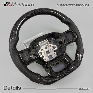 Volante Personalizado de Fibra de Carbono Forjado Negro para Ford F-150 Raptor Shelby R XL XLT 4x4 Tremor STX 2019-2025 - Product Image 3