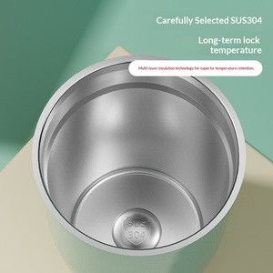 DILLER Tasse à café isotherme en acier inoxydable avec sangle, isolation sous vide, gobelet de voyage portable, logo personnalisé, vente chaude - Product Image 3