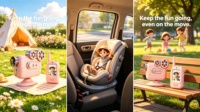 Ensemble de jouets talkie-walkie pour enfants personnalisé en forme de projecteur rétro vintage avec fonction interphone, imprimé UV, coffret cadeau
