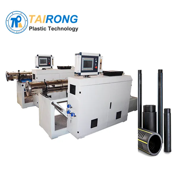 Single Screw PP PE PPR HDPE Plastic Pipe Extruder Machine/ hot water supply pipe plastic making machinery