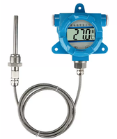 Termometer Probe Tahan Air Resolusi 0.1C Layar LCD Digital Bahan Stainless Steel USB IP56 Tahan Air Suhu Tinggi OEM 1 Tahun