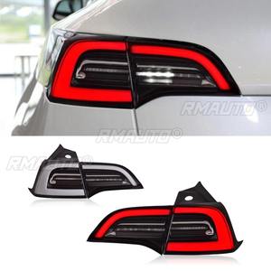 Pour Tesla Model 3 Y 2019-2024, feux de jour à LED, feux antibrouillard étanches, ensemble de feux arrière, kit carrosserie - Product Image 2
