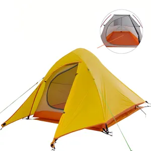 2P туристическая палатка, Сверхлегкий вес, альпинистский поход, двухличный кемпинг, уличный водонепроницаемый силиконовый алюминиевый полюс
