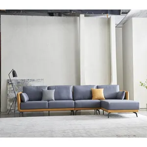 Vitalität BETT BOSS 3-teiliges gepolstertes Chaiselongue 4-Sitzer-Ecksofa Wende-Orientierungs-Sofa und Chaiselongue