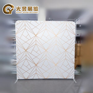 ฉากหลังผ้าคลุมหมอน 8 x 75 นิ้ว แบบสองด้าน พร้อมขาตั้งฉากหลังลายดอกกุหลาบ สำหรับงานแต่งงาน - Product Image 3