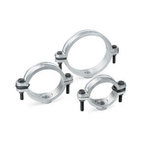 Abrazadera Doble para Tubería de Acero Galvanizado, Rosca NPT Redonda, Orificio de Montaje de 0.25, Marca TSP, 20 mm de Diámetro Interior, para Industria Pesada e Industrial General - Product Image 2