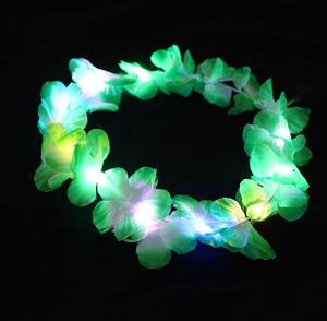 Serre-tête lumineux LED L-2902 Hawaïen, couronne florale artificielle pour mariage, idéal pour la plage et les fêtes tropicales - Product Image 5