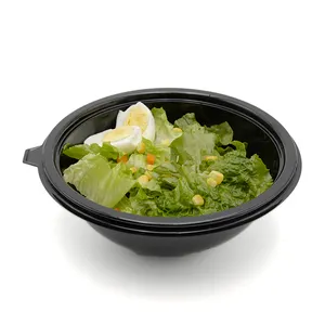 Set Mangkuk Salad Plastik Sekali Pakai Hewan Piaraan, Set Mangkuk Salad Ekstra Besar Buah Pencampur, Salad Plastik Sekali Pakai Piaraan 160Oz