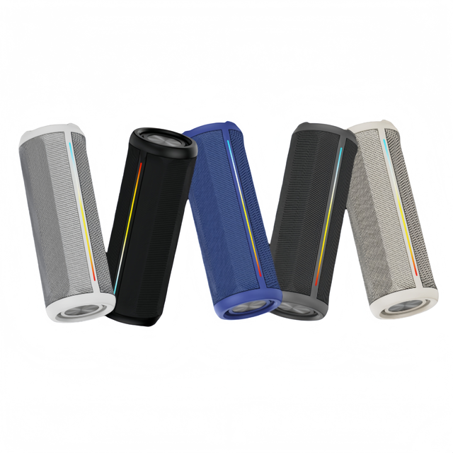 IPX5 RGB Lighting  Waterproof Speaker FM TWS Outdoor Bluetooth Wireless Speaker