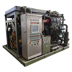 Diesel-Powered Portable Mixed Cooling Method Inlet Pressure 22Bar Discharge Pressure 210Bar Natural Gas Compressors For Sale