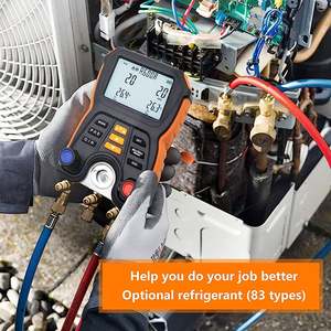 Conjunto de Manômetros AC SM480V Sman Digital Sem Fio com Registro de Dados e Termômetro com Braçadeira para Tubos - Product Image 3