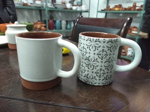 Taza de terracota de cóctel mexicano elegante hecha a mano de 16 oz para Tequila - Product Image 6