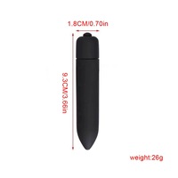 Vibrateur miniature en silicone 10 vitesses rechargeable par USB 100% étanche pour point G