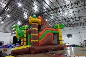 Chine fournisseur vente chaude gonflables château <span class=keywords><strong>gonflable</strong></span> pour enfants parc d'attractions jeux <span class=keywords><strong>gonflable</strong></span> maison de rebond avec toboggan - Product Image 4