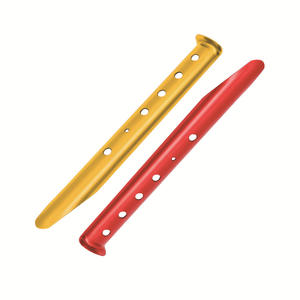 Estaca de tienda de campaña de aleación de aluminio en forma de U de Ningbo, 31 cm, roja, azul, naranja, para tiendas de campaña y lonas en exteriores. - Product Image 4