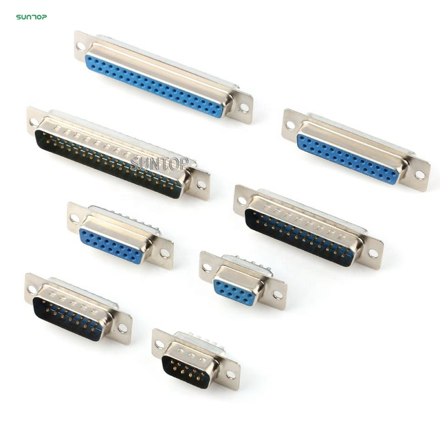 SUNTOP 15 Pin VGA Male Connector DB Series Soldering Male VGA D-sub Connector