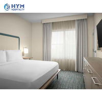 Homewood Suites by Hilton Ensemble chambre d'hôtel moderne en bois Meubles commerciaux de luxe de haute qualité 5 étoiles