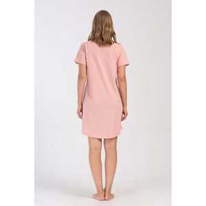 Elegante Vestido Túnica de Manga Corta con Cuello Redondo para Mujer, Bolsillo Ovalado, Talla Grande, Largo hasta la Rodilla, Diseño Sólido para el Día o la Noche, Disponible en Talla XS - Product Image 1