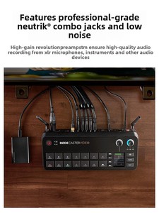 Consola de Producción de <span class=keywords><strong>Video</strong></span> y Audio Todo en Uno <span class=keywords><strong>RODE</strong></span> Caster, Mezclador de Transmisión en Vivo - Product Image 5