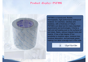 IKEME Waterproof Lab Petri Dish Beaker Rolo De Filme De Vedação De Poliolefina Placas De Laboratório De Enxerto De Fita 996 Parafilm Fitas De Enxerto - Product Image 4