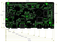 Mesin POS LVDS eDP MIPI -I dengan output HD-M-I RK3568 2+16G Layar Multi-layar, mesin periklanan android 11 13 motherboard