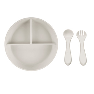 Ensemble de cuillères d'alimentation pour bébé en silicone, avec bol et fourchette, pour nourrissons de 0 à 12 mois, ustensiles souples de qualité alimentaire, sûrs et résistants aux hautes températures - Product Image 2