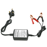 Chargeur de batterie rechargeable 13,8 V 14,8 V avec indicateur LED, adaptateur de charge automatique pour batteries de voiture, moto et camion 12 V