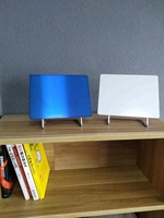 Tablero de mensajes de acero inoxidable Tablero de metal de borrado en seco magnético colorido Tableros de notas de escritorio
