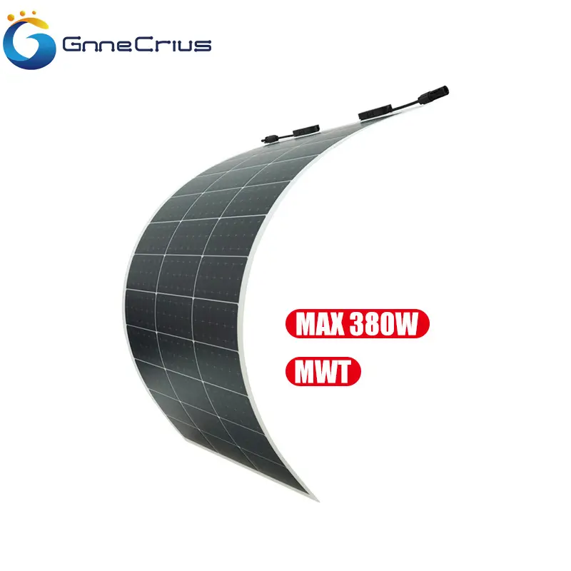 GnneCrius panneau solaire acheter panneau solaire 100w 380w panneau solaire Kit solaire mwt panneaux solaires souples et flexibles 300w 400w