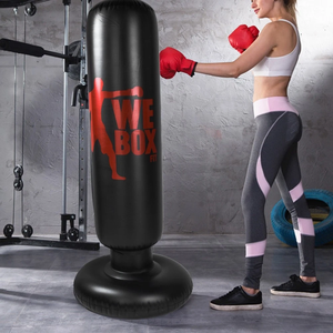 <span class=keywords><strong>Sac</strong></span> <span class=keywords><strong>de</strong></span> <span class=keywords><strong>frappe</strong></span> gonflable en PVC pour enfants, 61 pouces, <span class=keywords><strong>sac</strong></span> <span class=keywords><strong>de</strong></span> boxe stable rempli <span class=keywords><strong>de</strong></span> sable et d'eau, logo personnalisé, jouet d'entraînement physique, cadeau - Product Image 4