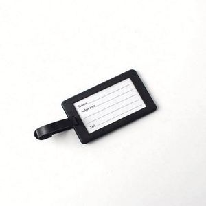 Hotel Luggage Tags Maker Custom Made Printed Name Logo PVC Letter Pattern Promotion Gift with <b>Blank</b> Card - Product Image 1