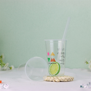 Gobelets en plastique transparent PP personnalisables en gros, 500 ml, pour boissons - Product Image 3