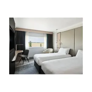 OEM ODM Орех цвет деревянный курортный стиль отель мебель для спальни для отеля общежития квартира Homestay
