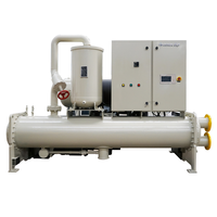 Sistema de Enfriamiento por Tornillo HVAC Usado de 752KW, Refrigerado por Agua, R134a, Unidad de Aire Acondicionado Central Comercial e Industrial