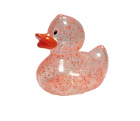 Canards de bain en vinyle personnalisés Hoking avec logo, petits canards flottants cognitifs pour la course, canards en caoutchouc à presser pour bébés, en vrac pour la salle de bain